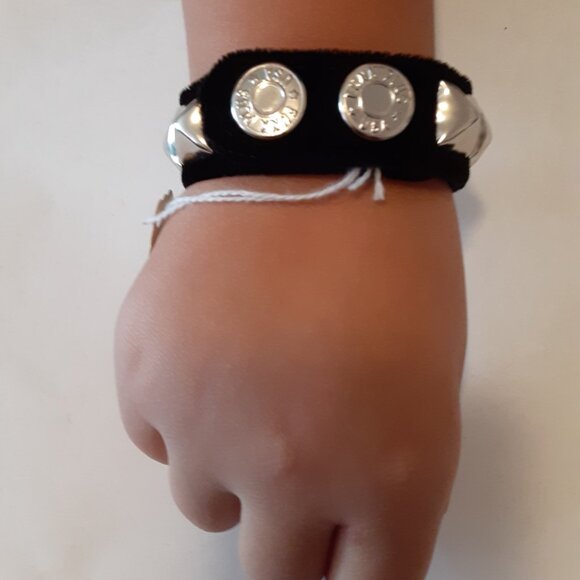 Funk Plus Studded Velvet Bracelet Adjustable Funk Plus - Picture 5 of 15